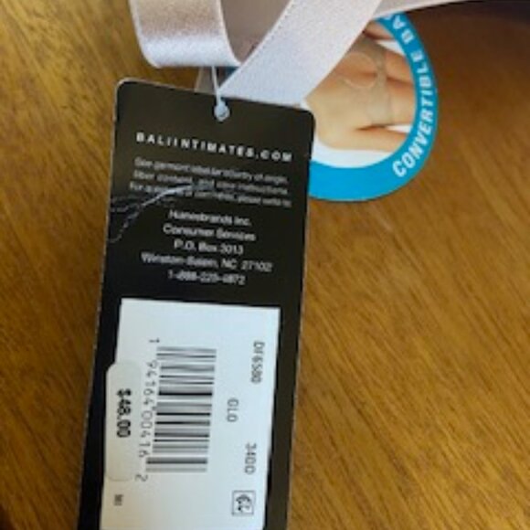 **Bali** Women's One Smooth U Dreamwire Underwire Bra DF6580 34DD - Picture 6 of 6